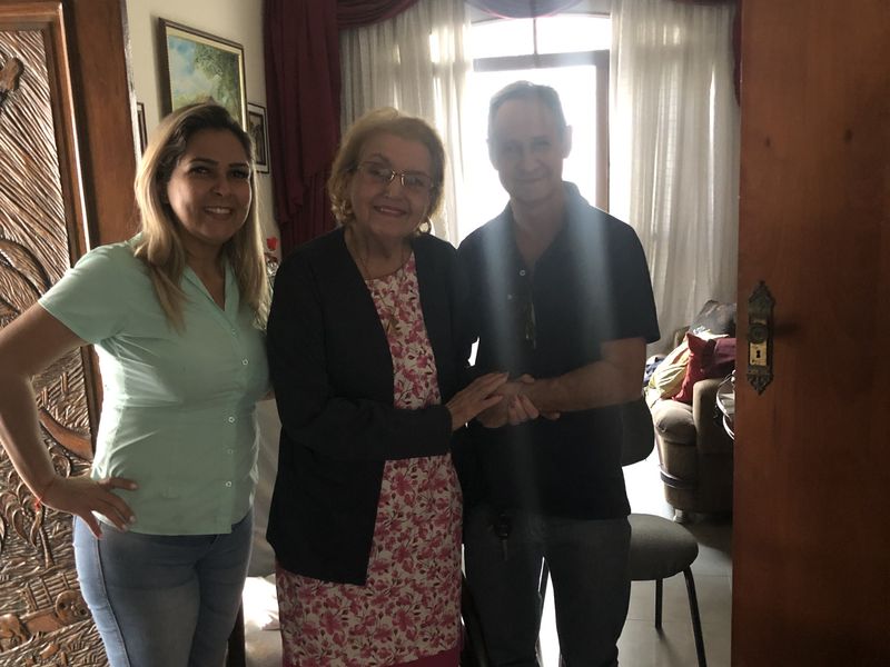 Darluce, Emília Curvo e o diretor Donizeti